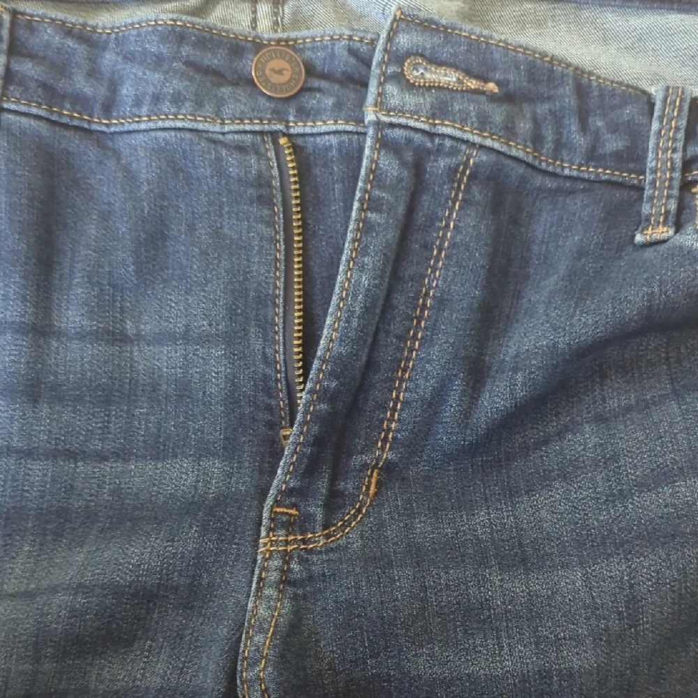 Hollister Mid Rise Dark Wash Jeggings Skinny Jeans Size‎ 13R/31 W 28 L